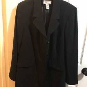 Bice by Sag Harbor Black Blazer, Long length